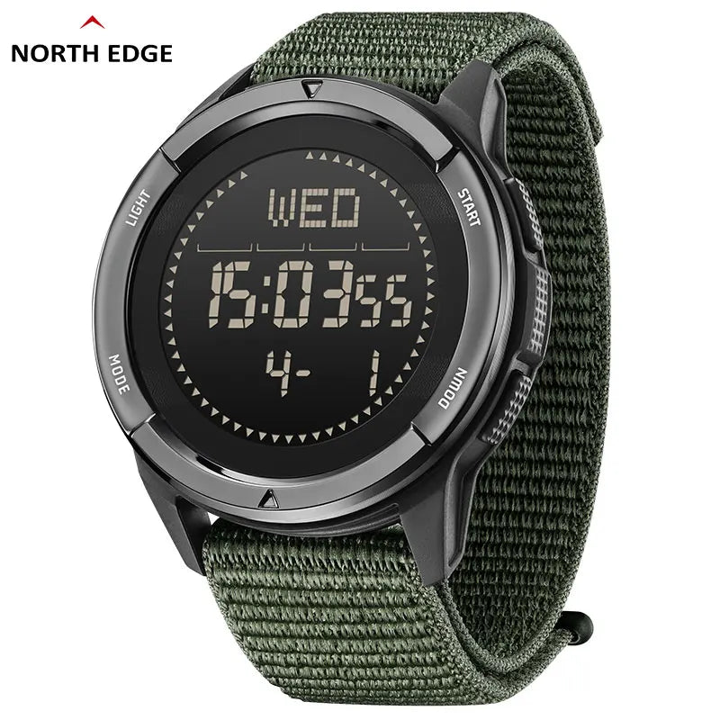 NORTH EDGE ALPS Men's Digital Carbon fiber Watch