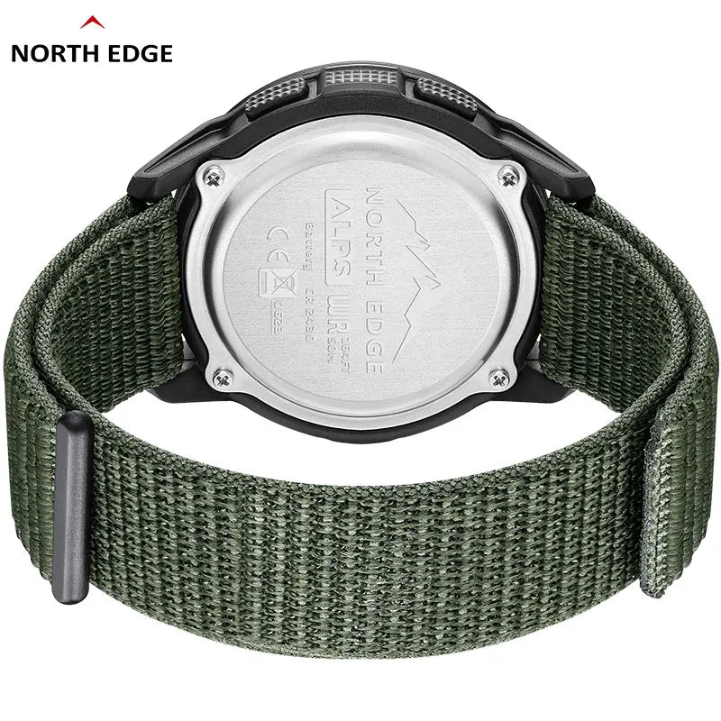 NORTH EDGE ALPS Men's Digital Carbon fiber Watch