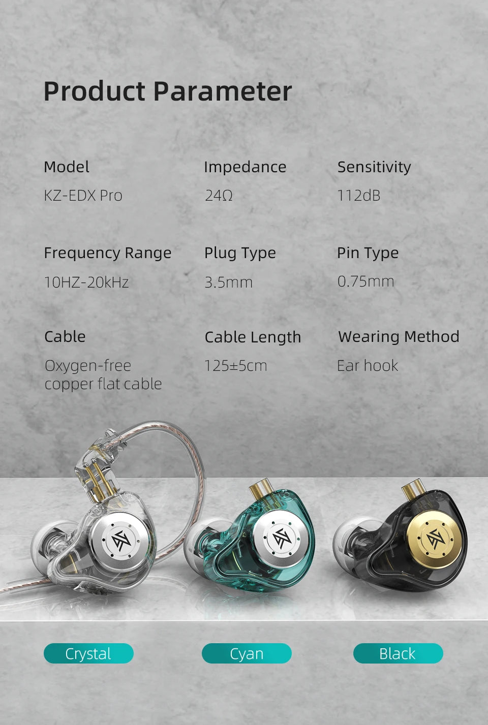 KZ EDX Pro Earphones