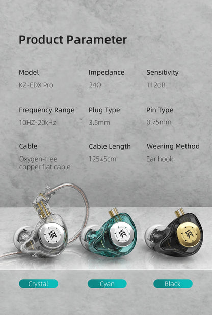 KZ EDX Pro Earphones