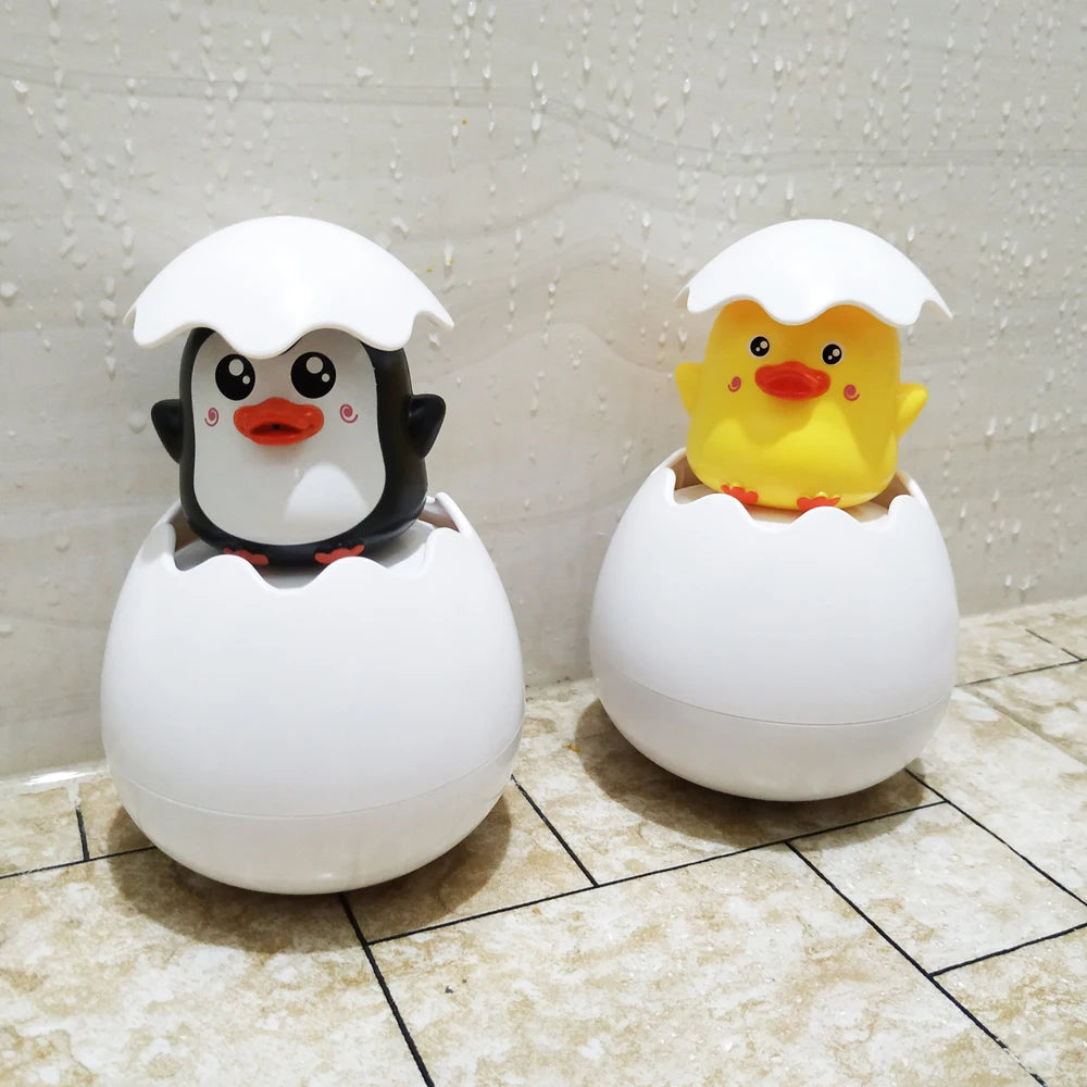 Baby Bathing Toy Kids Cute Duck Penguin Egg