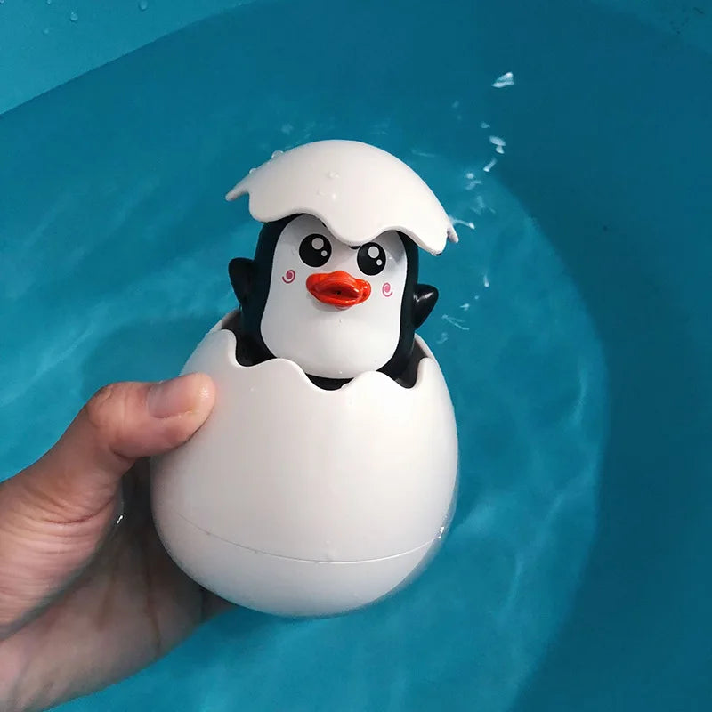 Baby Bathing Toy Kids Cute Duck Penguin Egg