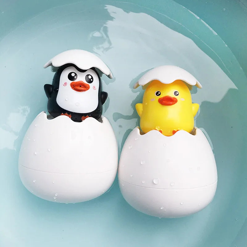 Baby Bathing Toy Kids Cute Duck Penguin Egg