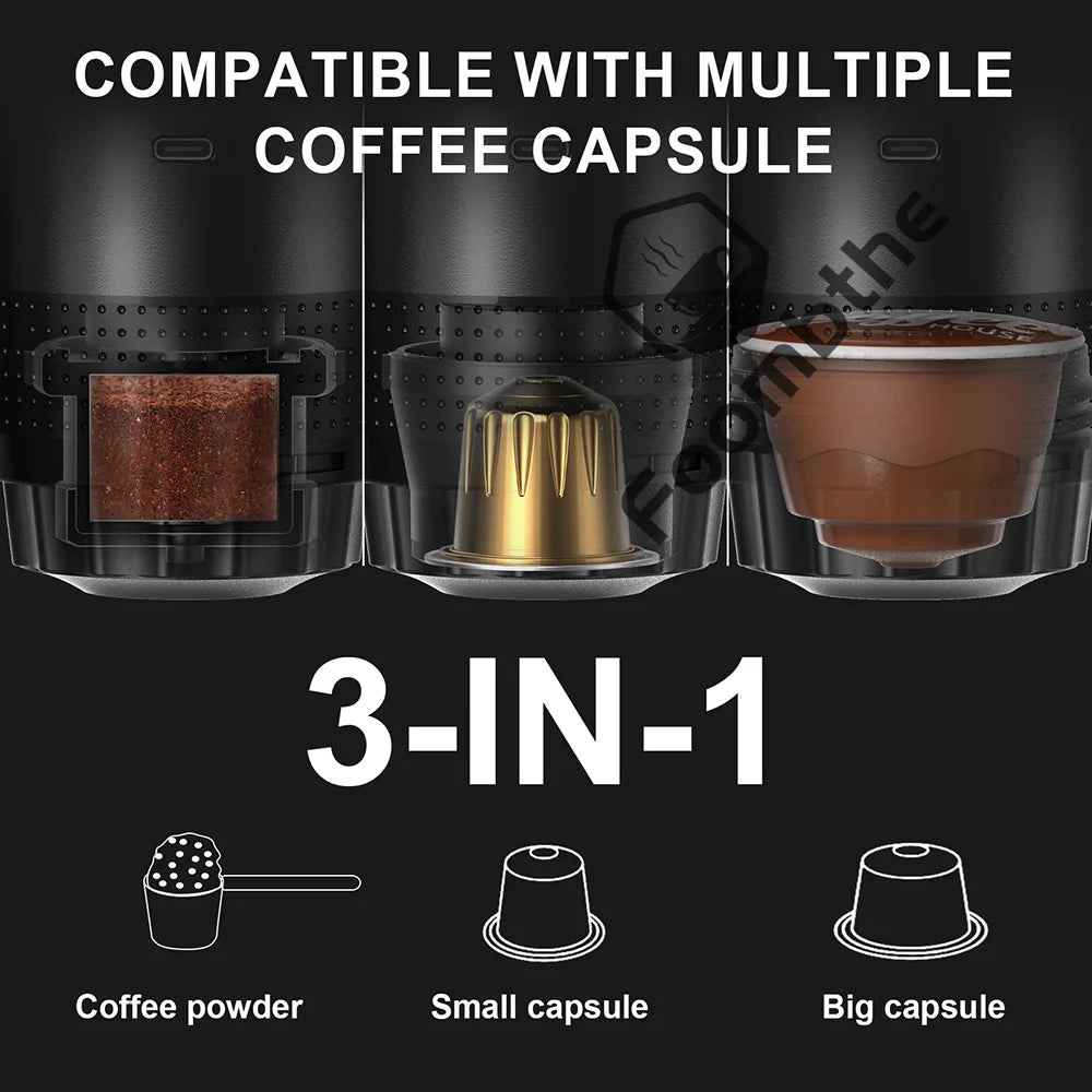 Wireless Electric Portable Espresso Coffee Machine