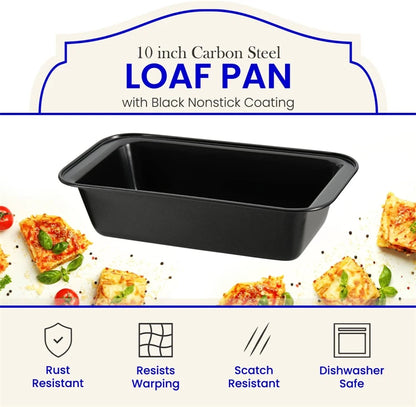 LMETJMA Nonstick Baking Bread Loaf Pan