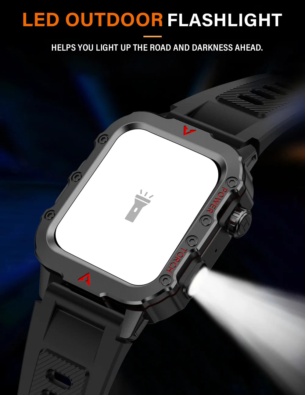 LAXASFIT Men Sports Smart Watch