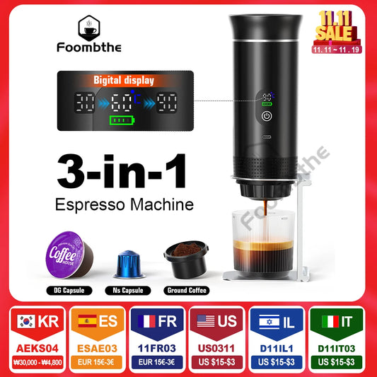 Foombthe Portable Espresso Coffee Machine