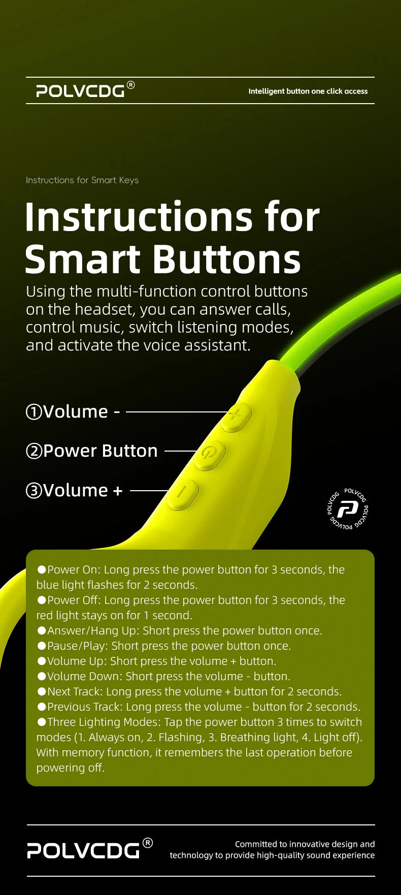POLVCDG X1pro Bone Conduction Earphones