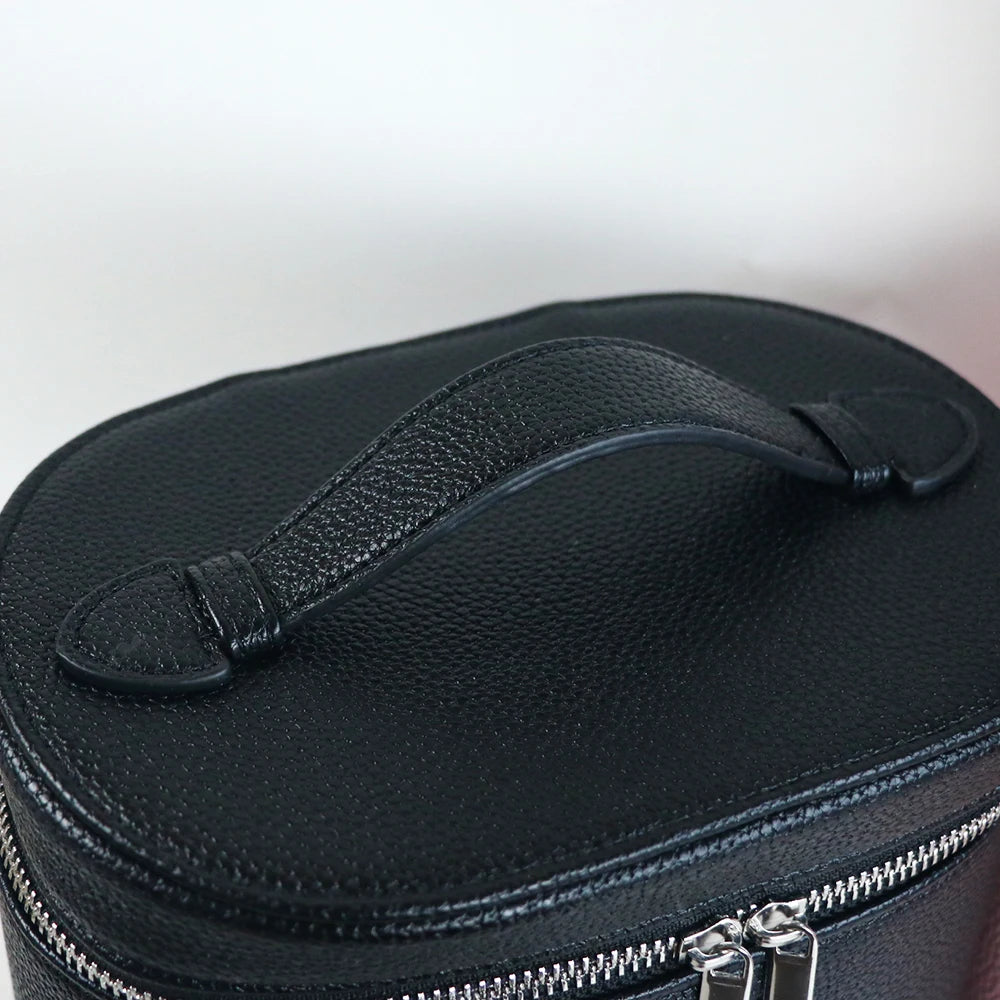 Large-capacity PU leather cosmetic box