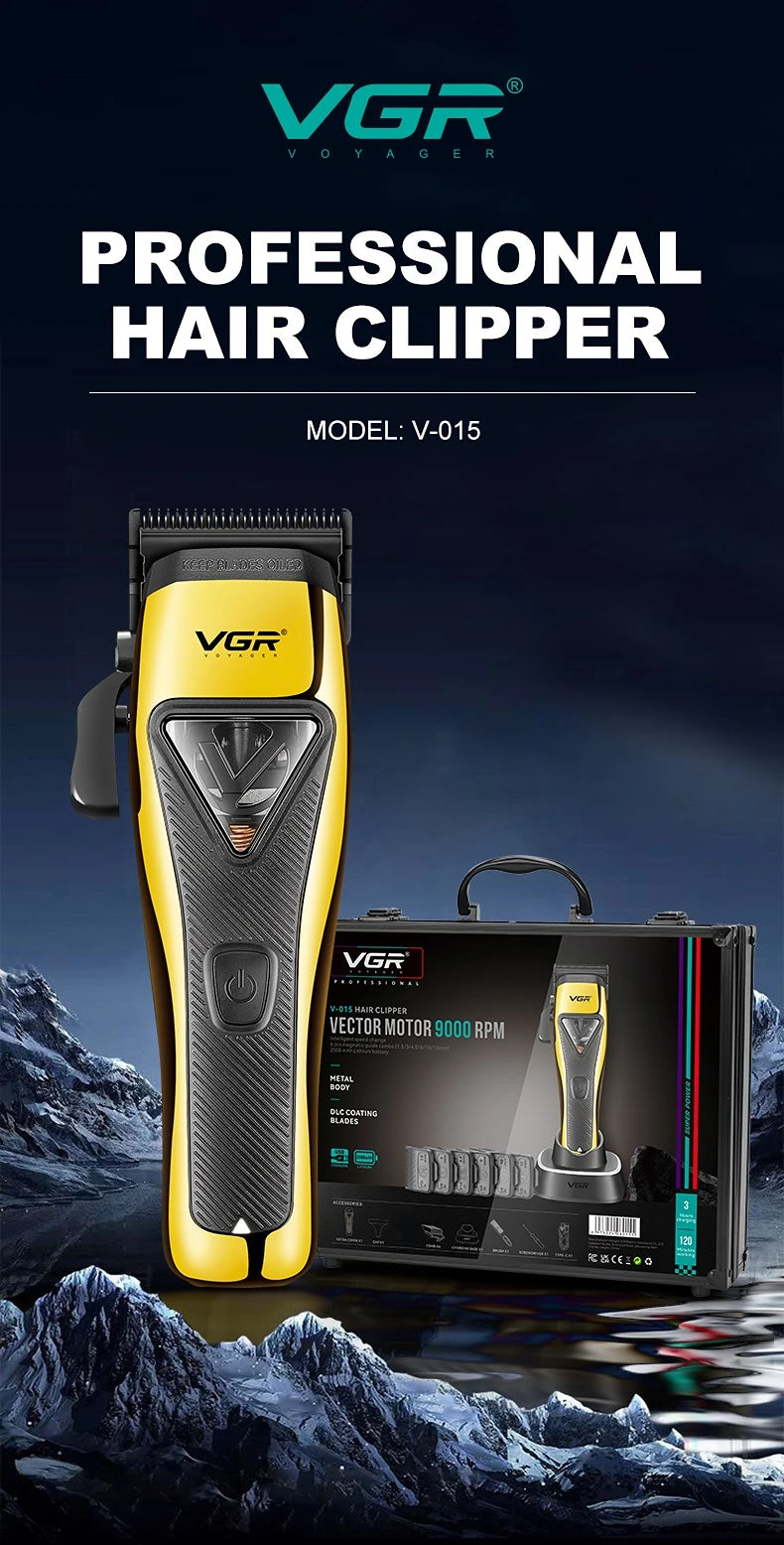 VGR Hair Clipper Professional Hair Trimmer