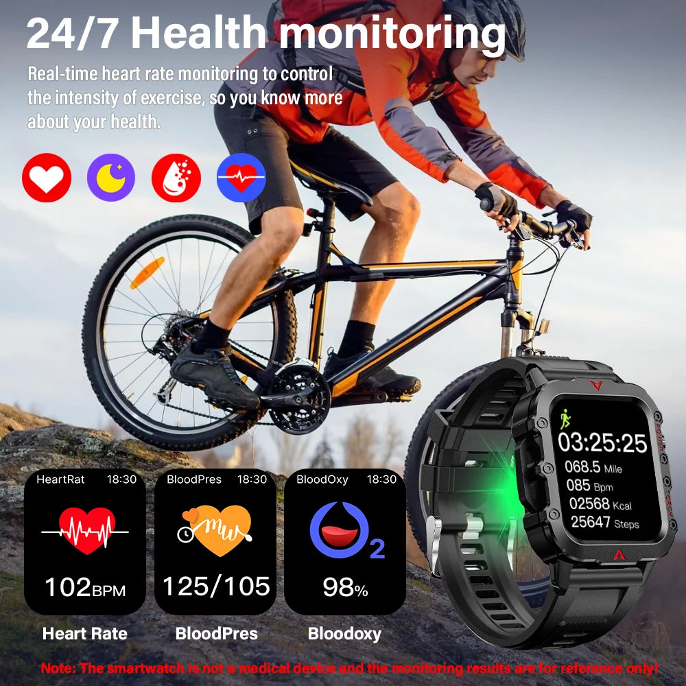 LAXASFIT Men Sports Smart Watch