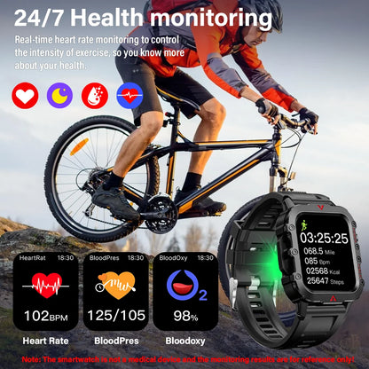 LAXASFIT Men Sports Smart Watch