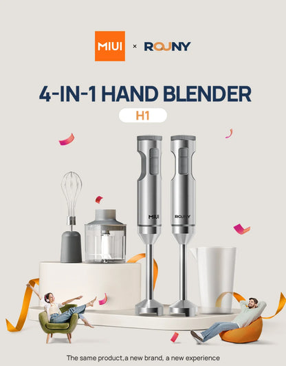ROUNY 4-in-1 Hand Immersion Blender 1000W