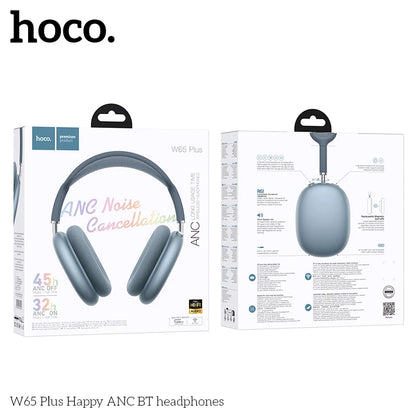 HOCO W65 Plus ANC Noise Reduction Bluetooth Headphones