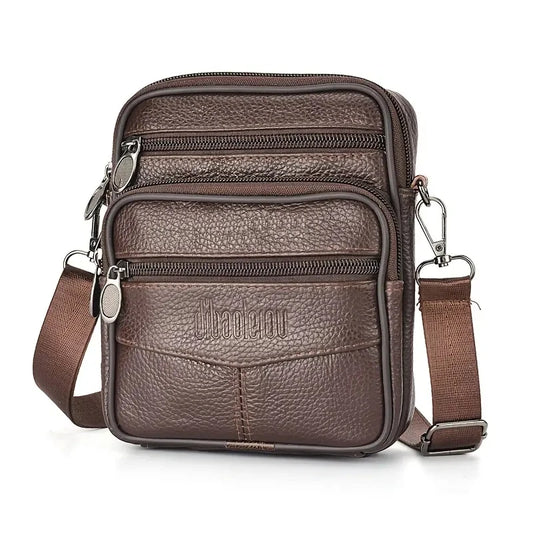 Men's New Genuine Leather Crossbody Bag