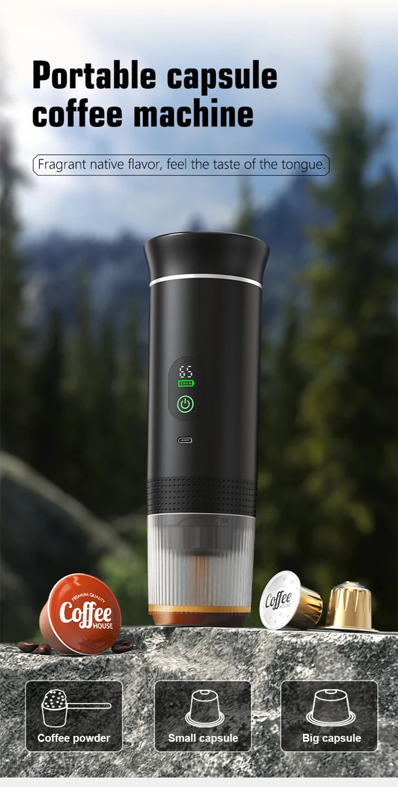 Foombthe Portable Espresso Coffee Machine