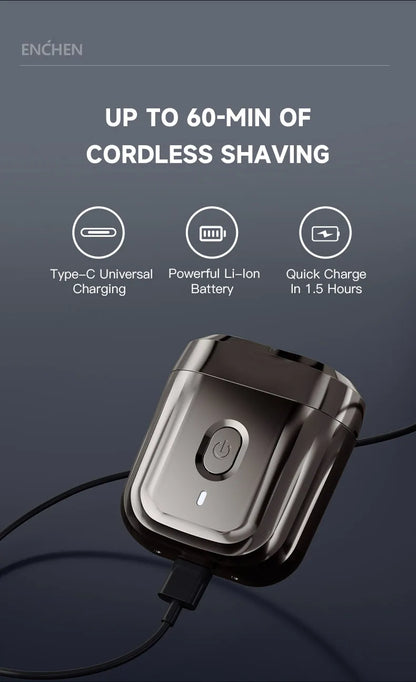 ENCHEN Mini6 2-Direction Flex Heads Electirc Shaver