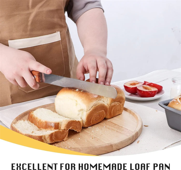 LMETJMA Nonstick Baking Bread Loaf Pan