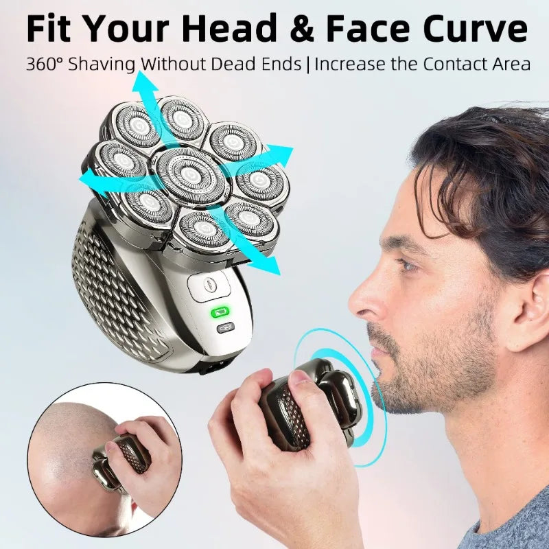 4D Head Shavers for Bald Men