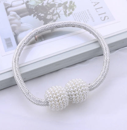1/2PCS Pearl Magnetic Curtain Clip