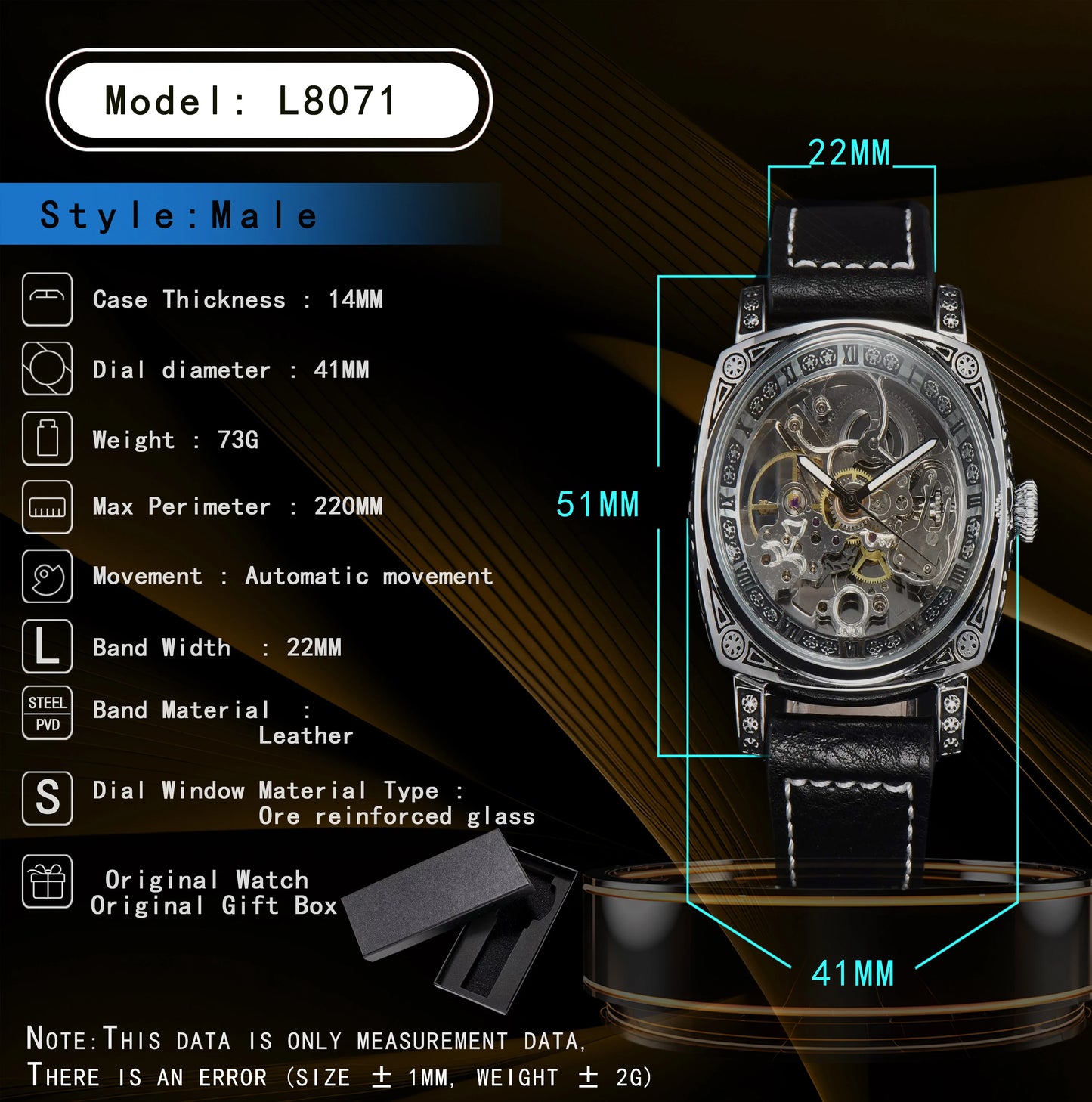 LONGLUX automatic watch