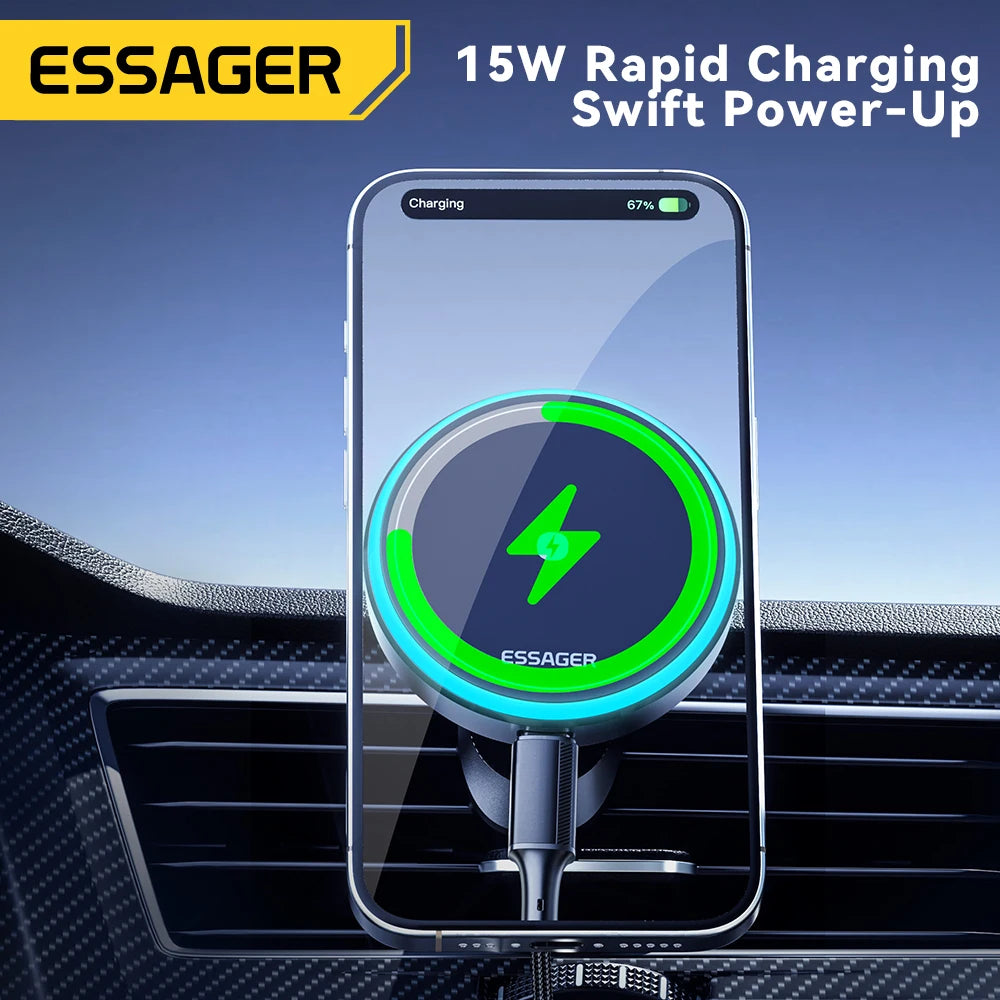 Magnetic Wireless Car Phone Holder