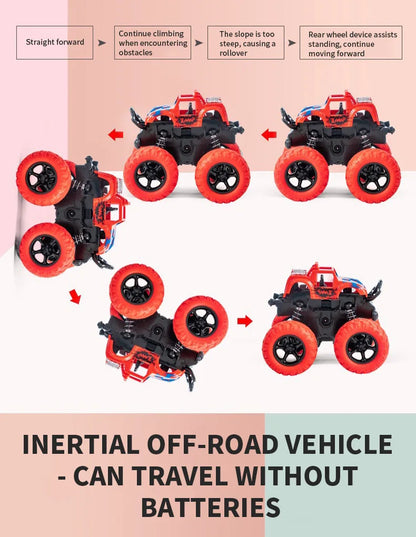 Inertial off-road vehicle toys