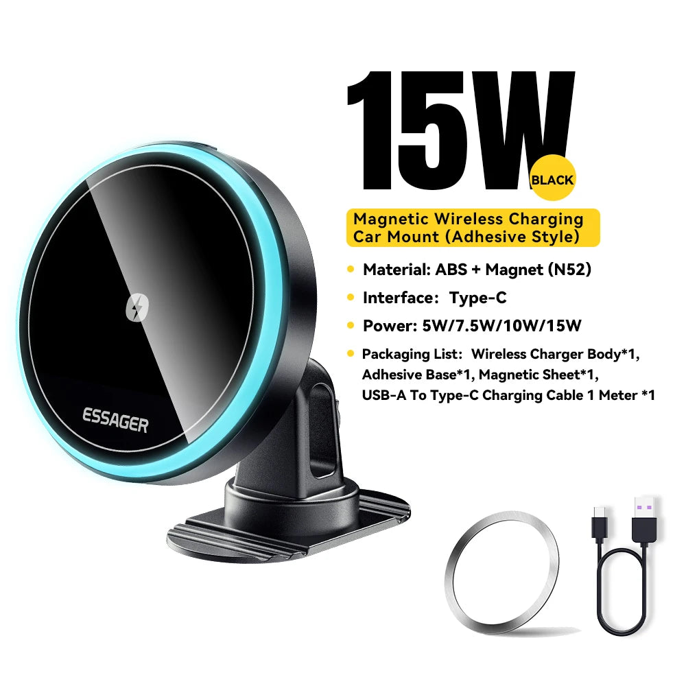 Magnetic Wireless Car Phone Holder