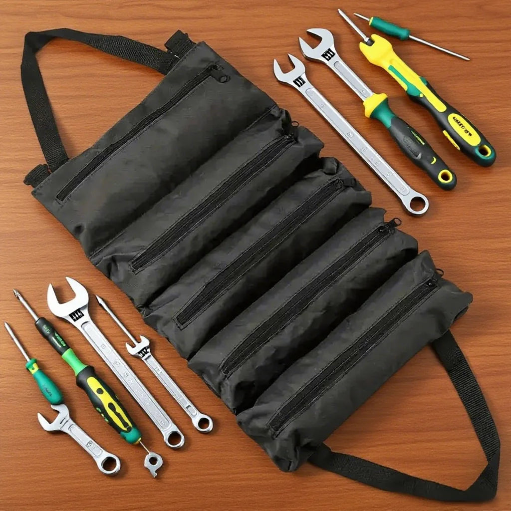 Heavy-Duty Roll-Up Oxford Tool Bag