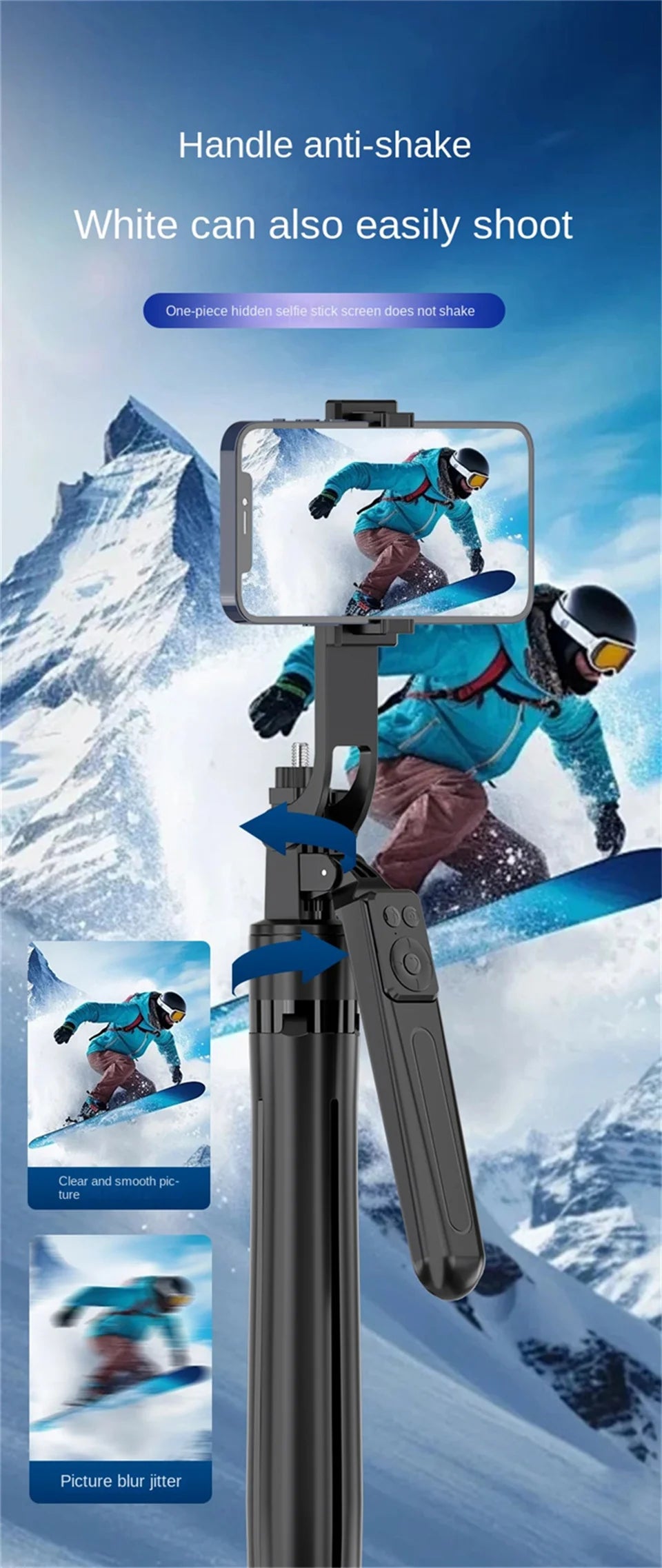 COOL DIER Tripod for Smartphone Camera