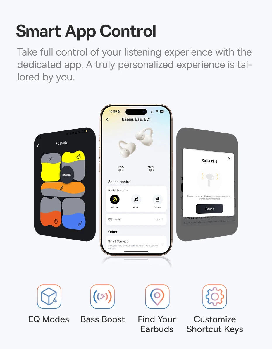 Baseus BC1 Ear Clip Earbuds