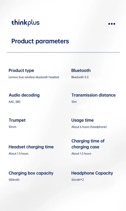 Original Lenovo XT80 Sports Wireless Earphones