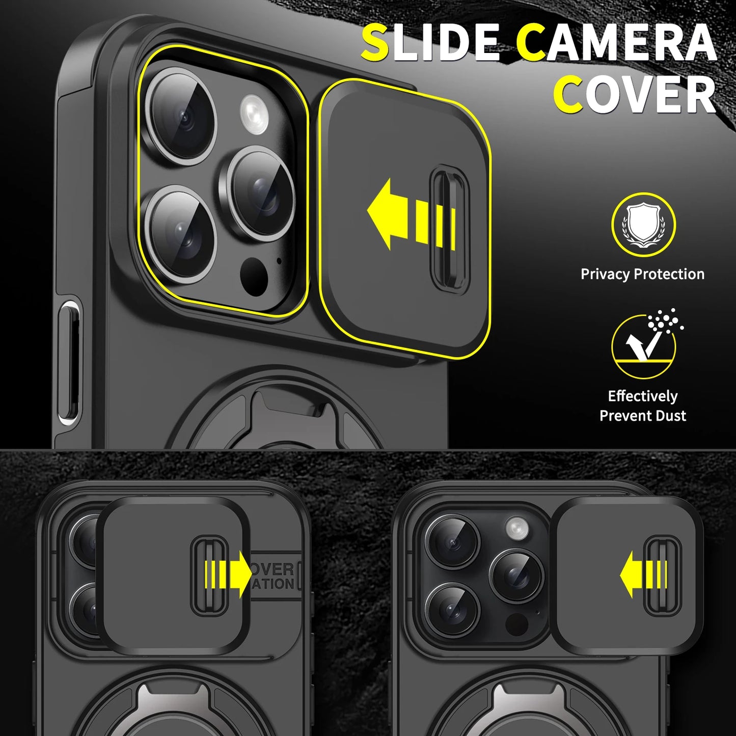 Luxury Magnetic  Armor Case For iPhone