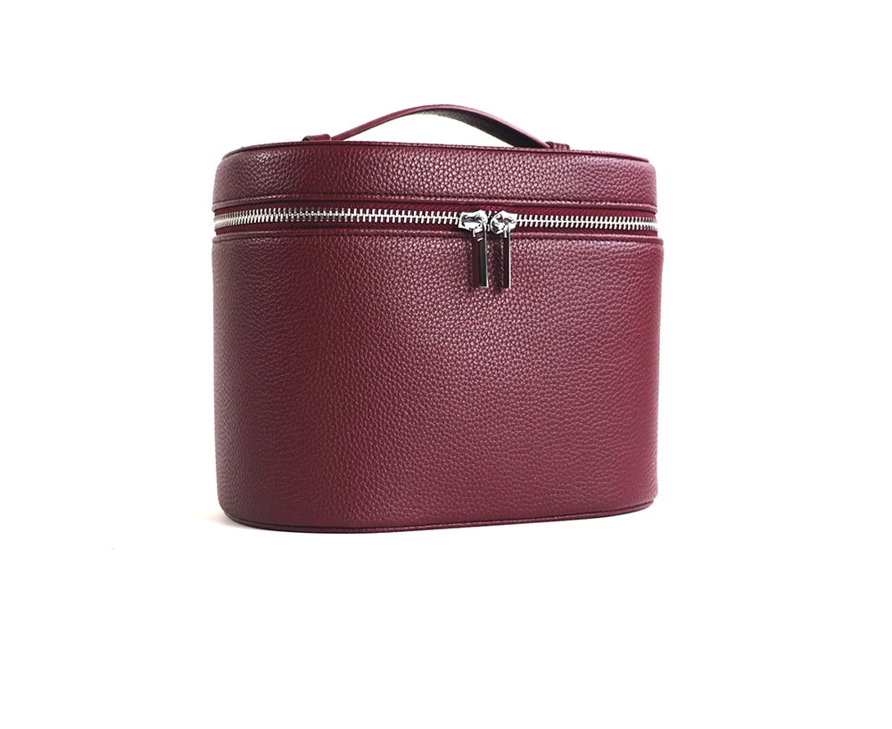 Large-capacity PU leather cosmetic box