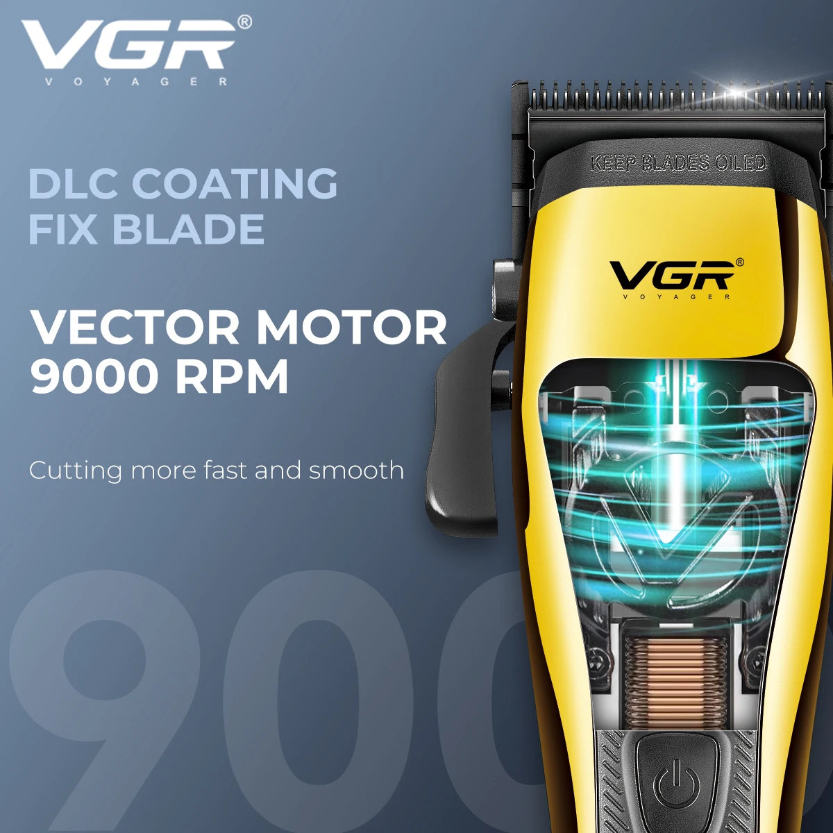 VGR Hair Clipper Professional Hair Trimmer