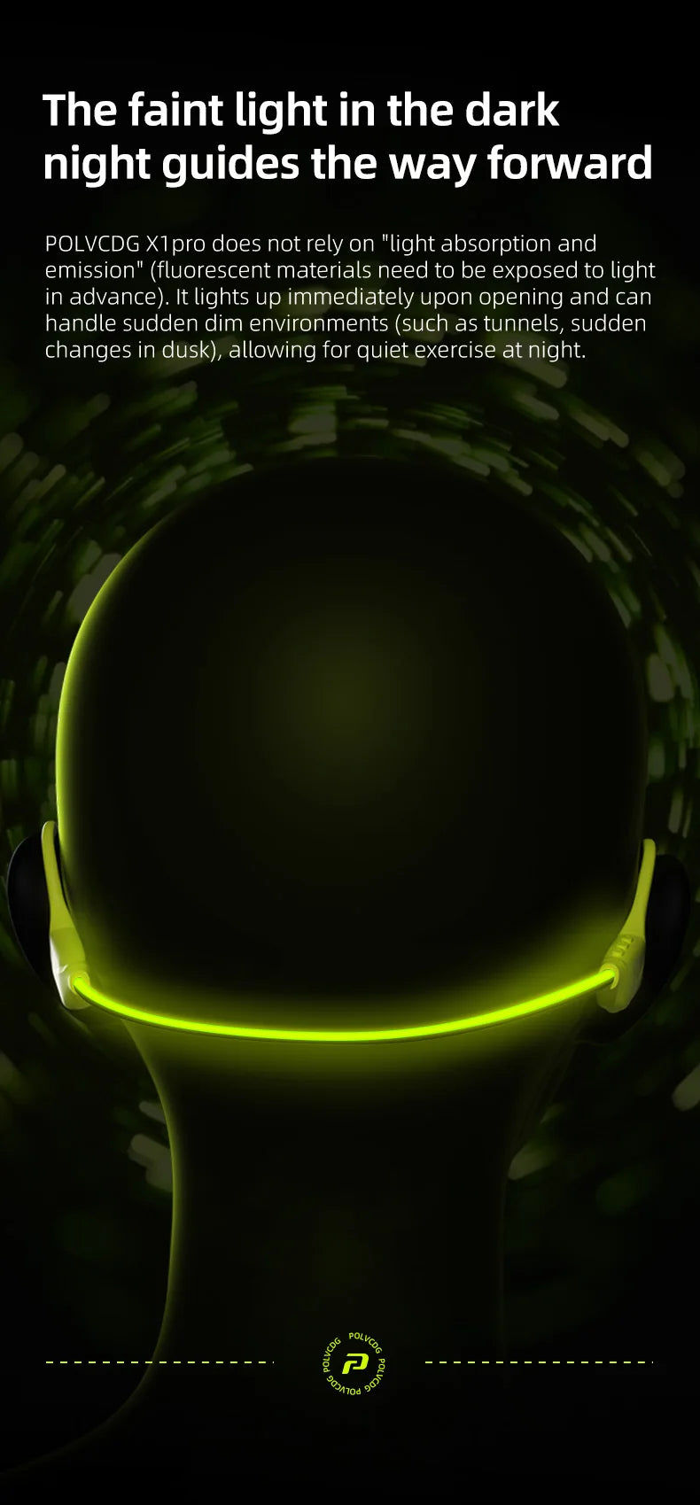 POLVCDG X1pro Bone Conduction Earphones