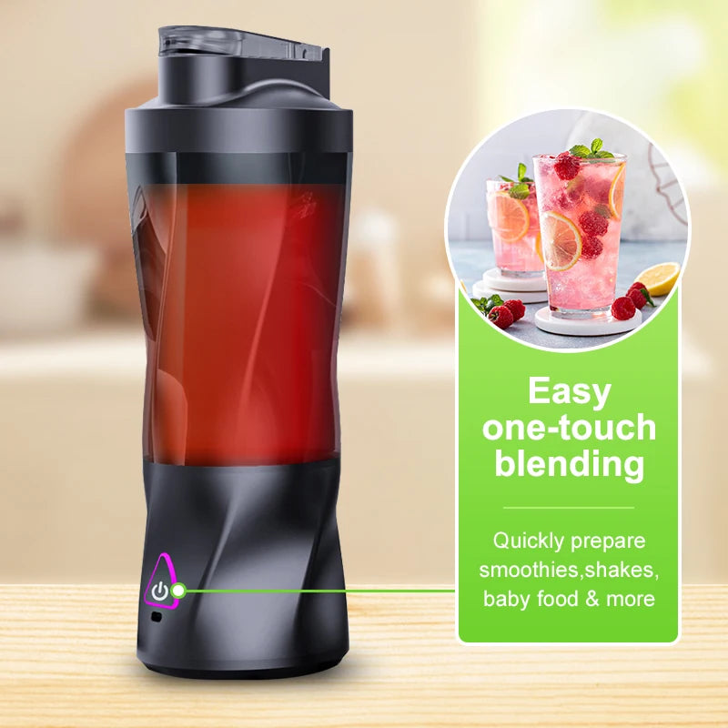 Electric Portable Juicer Fresh Fruit Mixer 700ML
