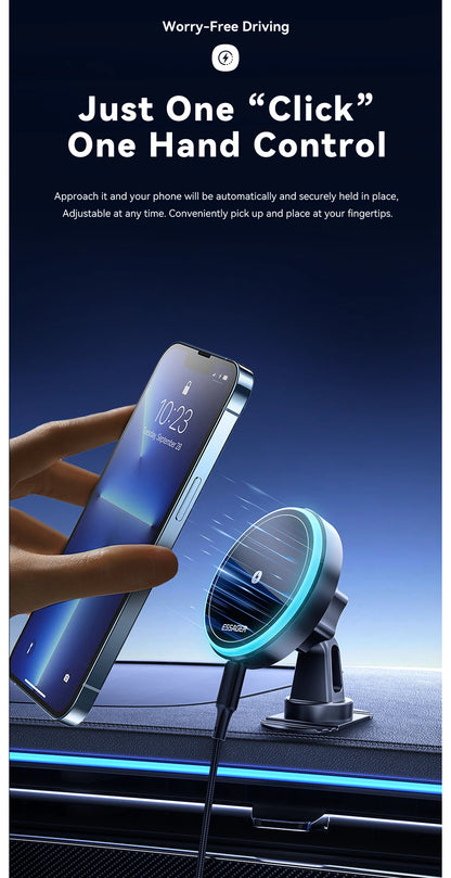 Magnetic Wireless Car Phone Holder