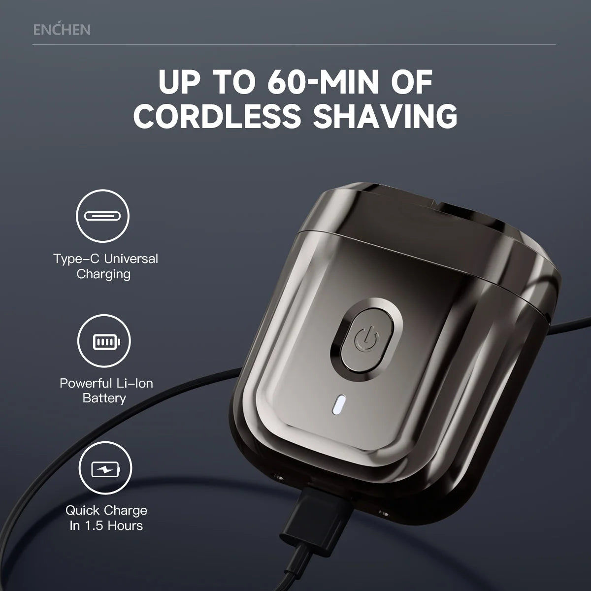 ENCHEN Mini6 2-Direction Flex Heads Electirc Shaver