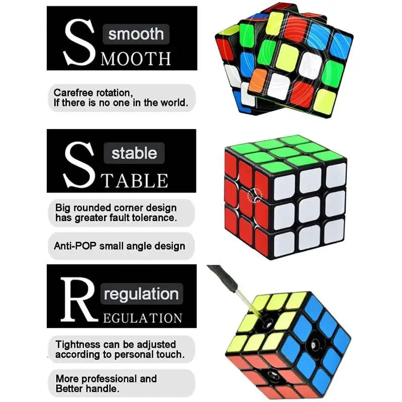 Speed Cube 3x3x3 Smooth Puzzle