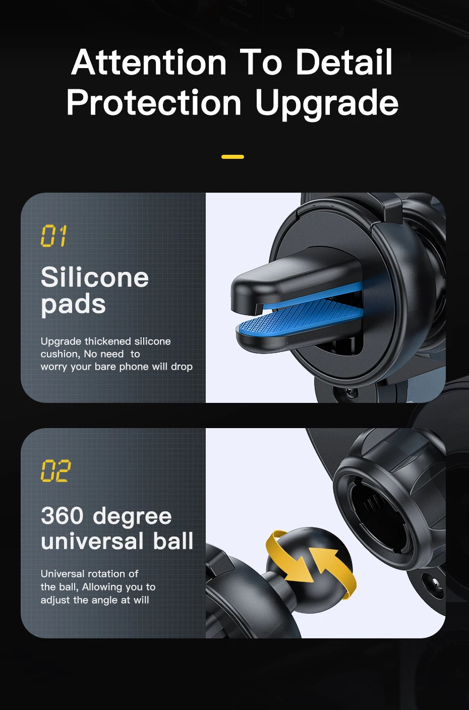 Essager Gravity Car Phone Holder