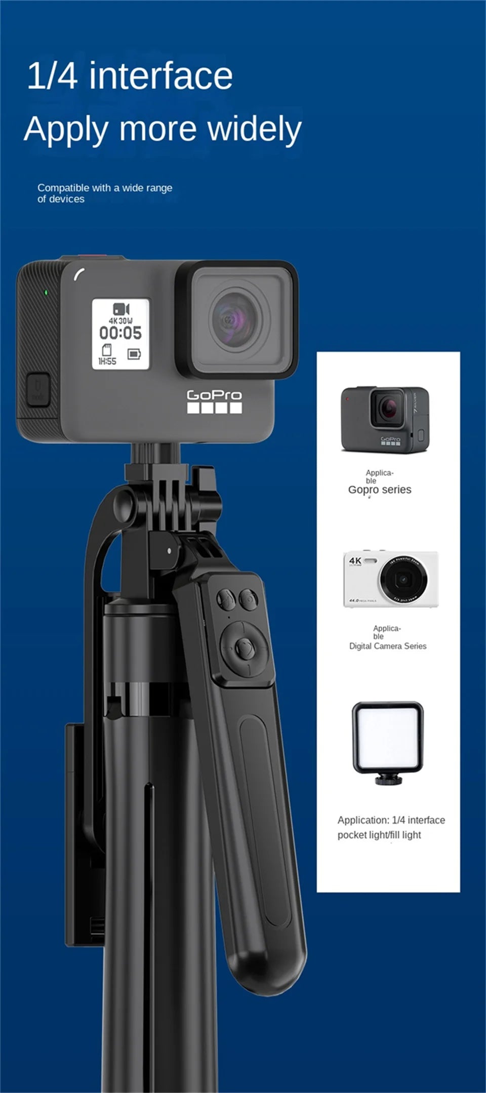 COOL DIER Tripod for Smartphone Camera