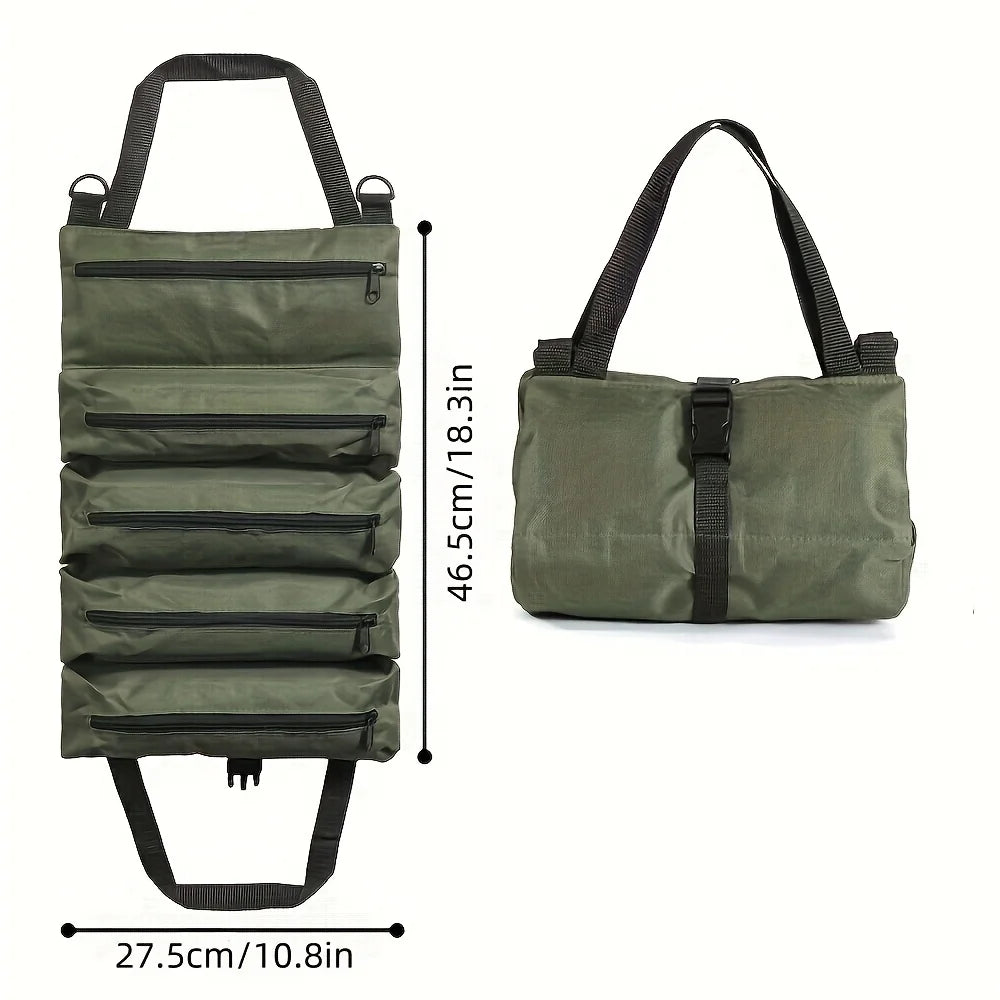 Heavy-Duty Roll-Up Oxford Tool Bag
