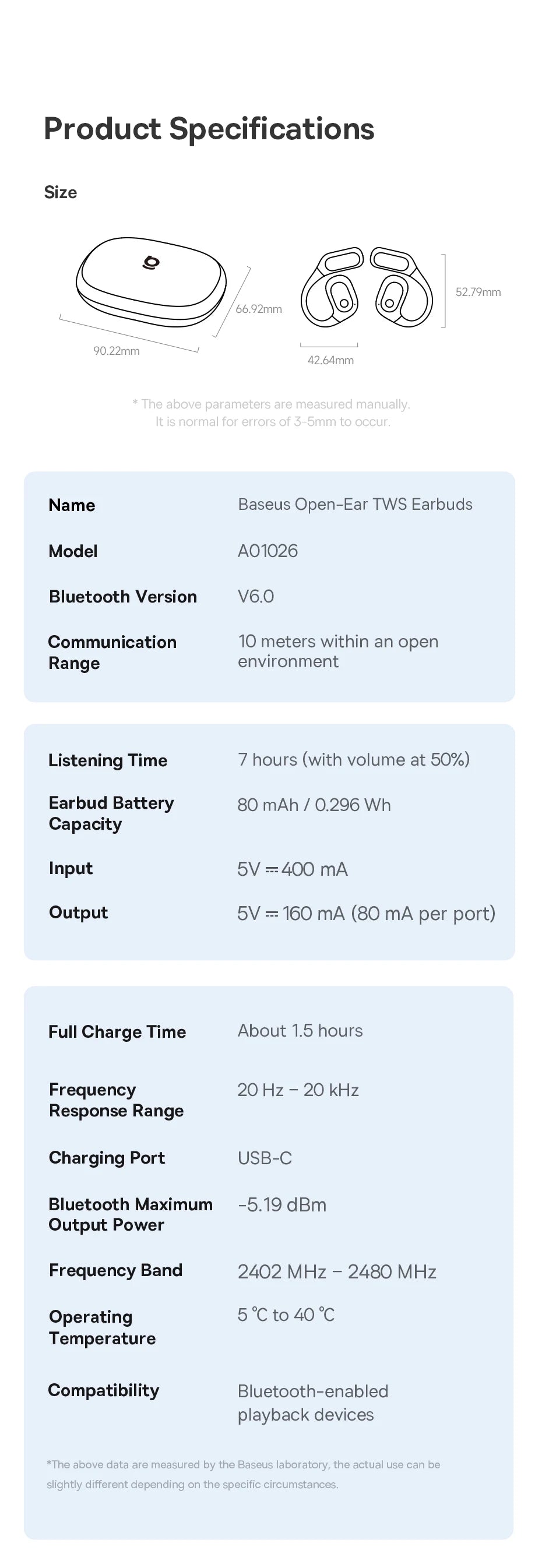 Baseus Eli 2i Fit Open-Ear Earphones