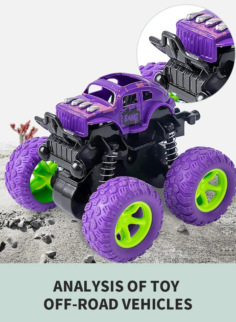 Inertial off-road vehicle toys