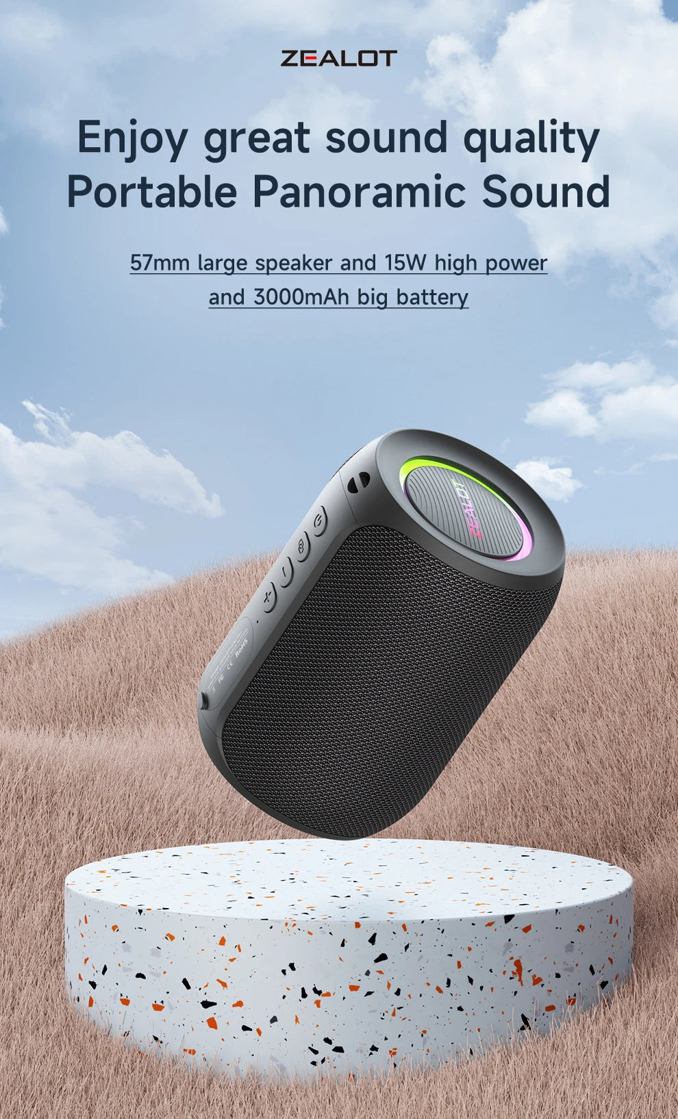 Zealot-S32PRO Powerful Bluetooth Speaker