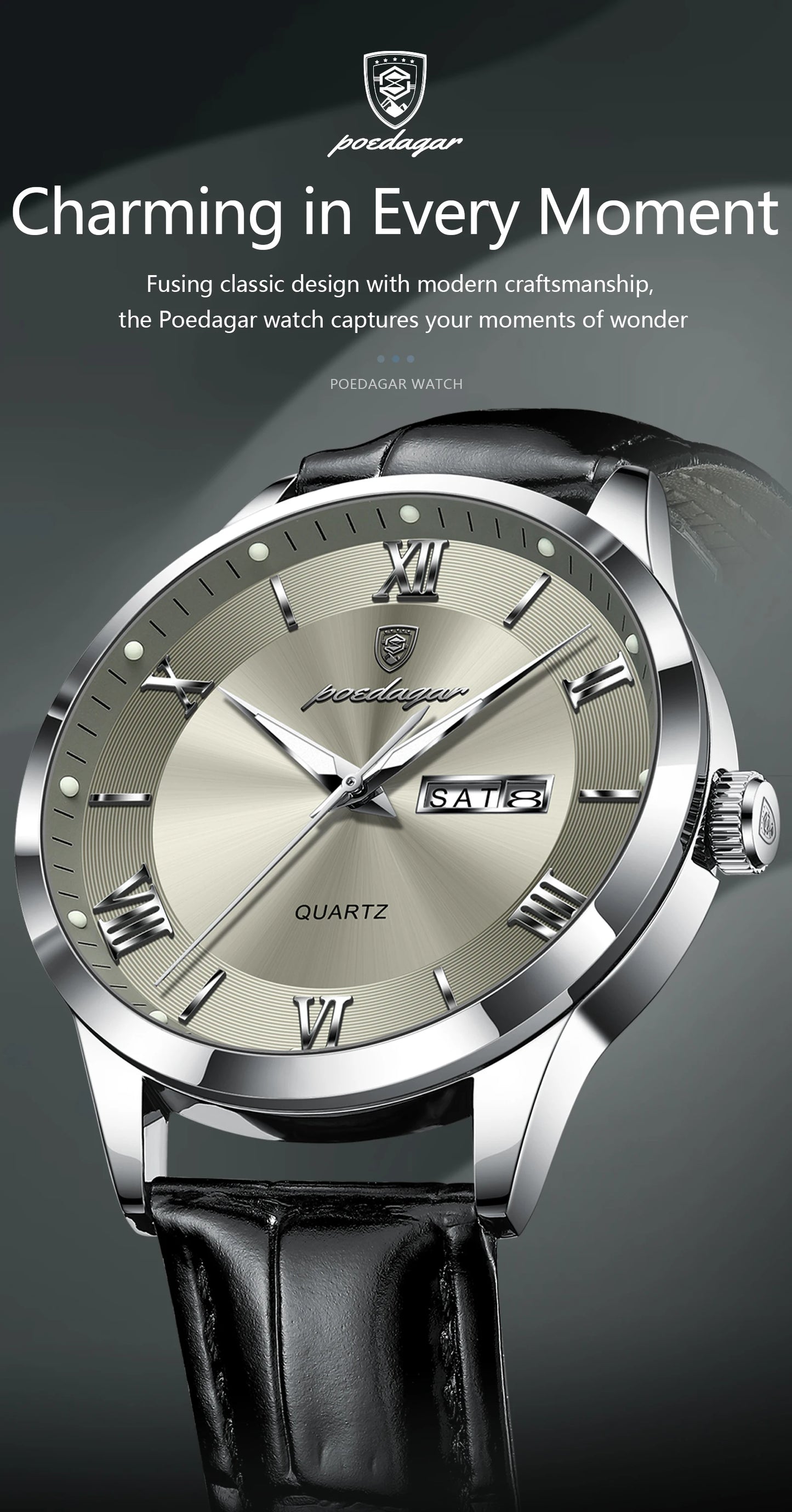 POEDAGAR Luxury Watch