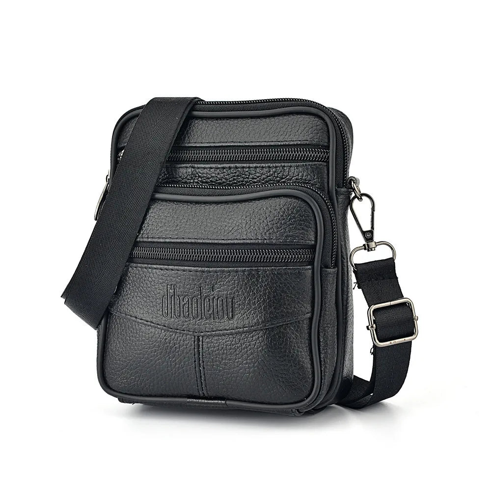 Men's New Genuine Leather Crossbody Bag