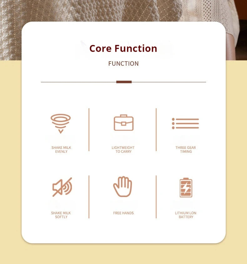 Electric Milk Bottle Shaker