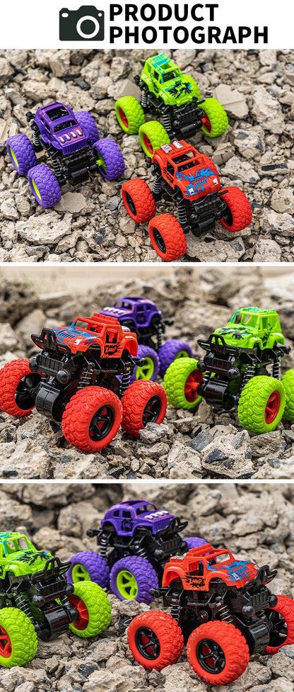 Inertial off-road vehicle toys
